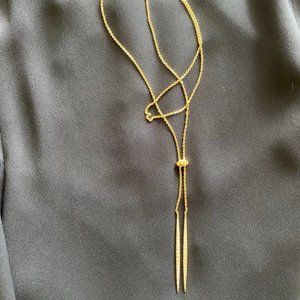 Michael Kors gold tone Double Matchstick necklace
